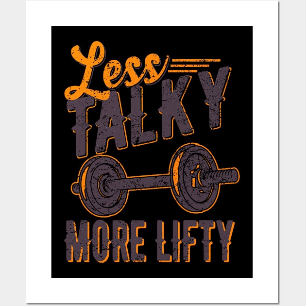 Less talky more lifty Wall Art by indigosstuff